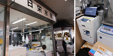 日栄水産様（豊洲市場）
